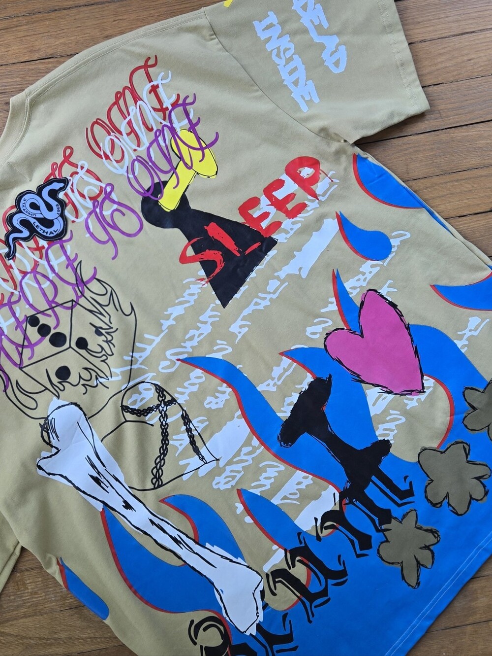 LTHJ oversized graphic tee in size 3XL